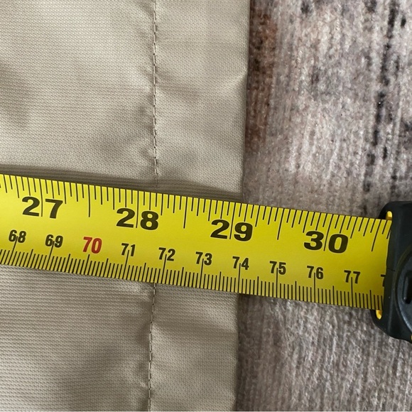 COLUMBIA Beige Long Rain Jacket Size XS - Picture 12 of 14